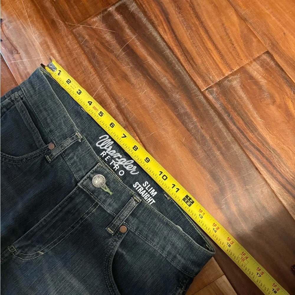 Wrangler Retro‎ Men’s Slim Straight Jeans | Dark Wash (0343)